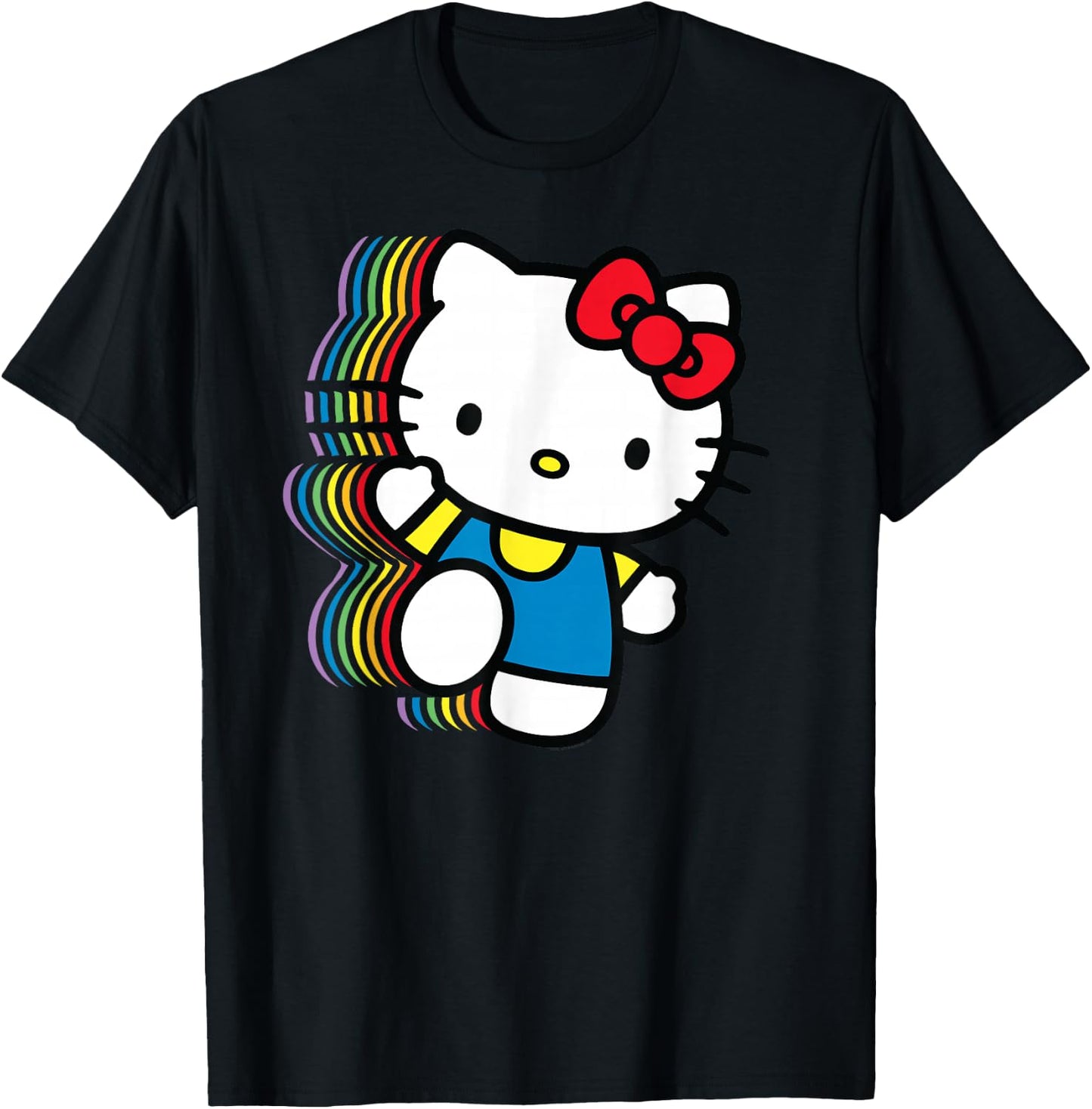 Hello Kitty Rainbow T-Shirt - T-Shirt | Black