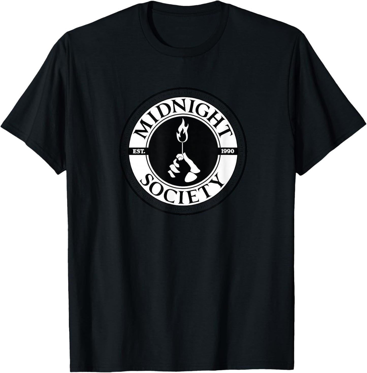 Midnight Society Center Logo T-Shirt - T-Shirt | Black