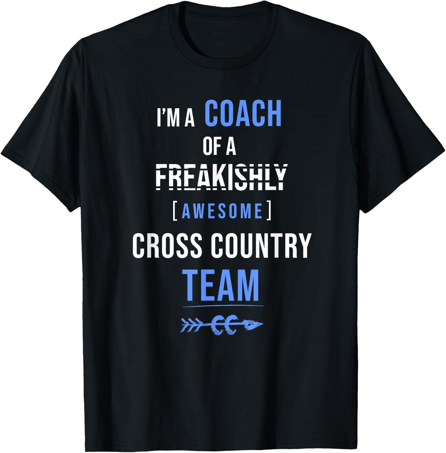 I'm A XC Coach Shirt | Cross Country Coach Gift CC Team Gift T-Shirt - T-Shirt | Black