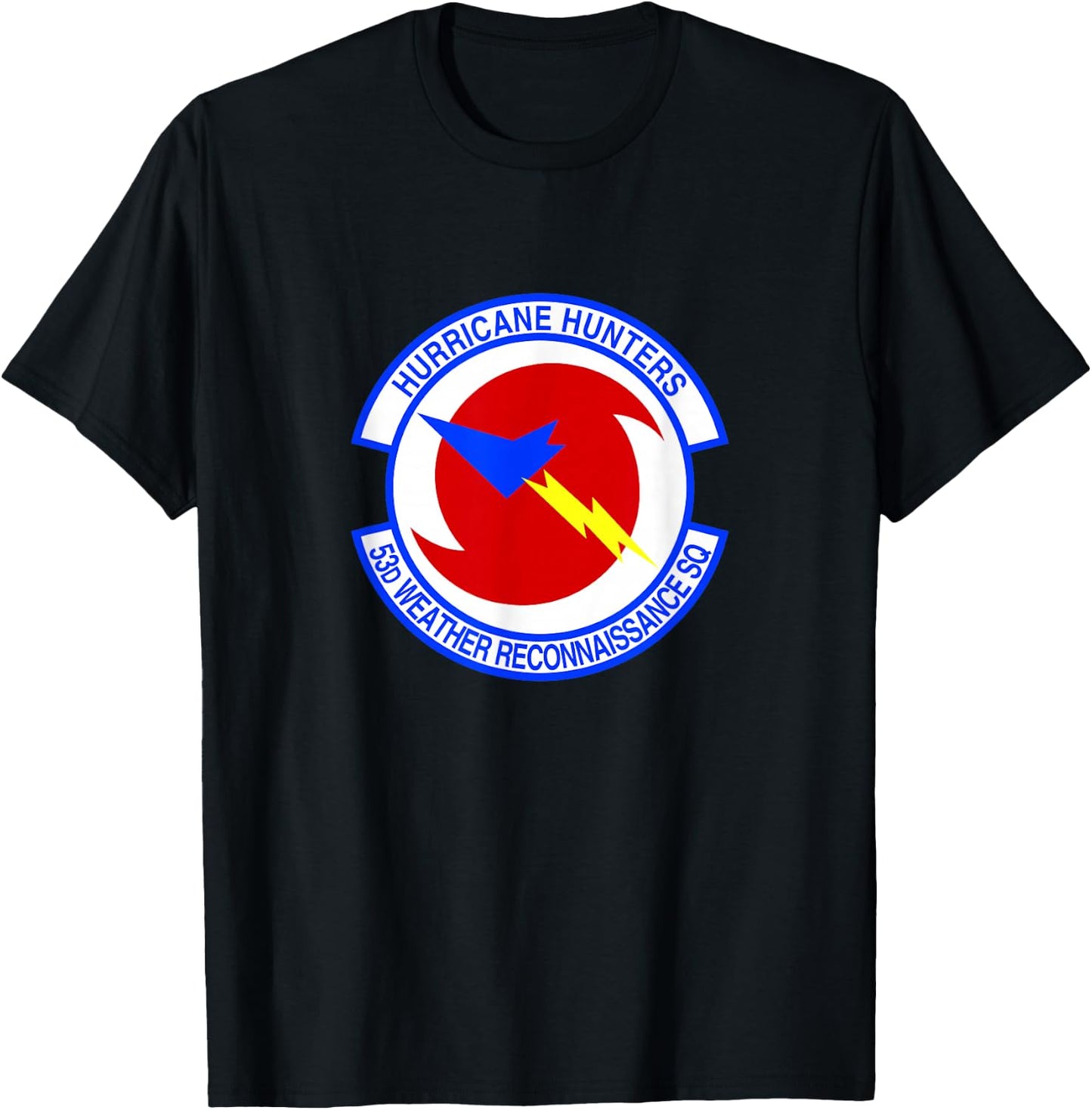 Hurricane Hunters 53d Weather Reconnaissance USAF T-Shirt - T-Shirt | Black