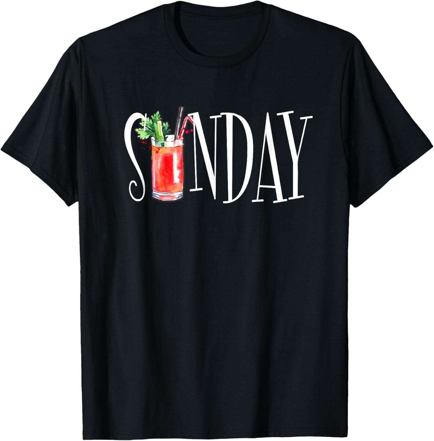 Sunday Brunch Funny Bloody Mary T-Shirt - T-Shirt | Black