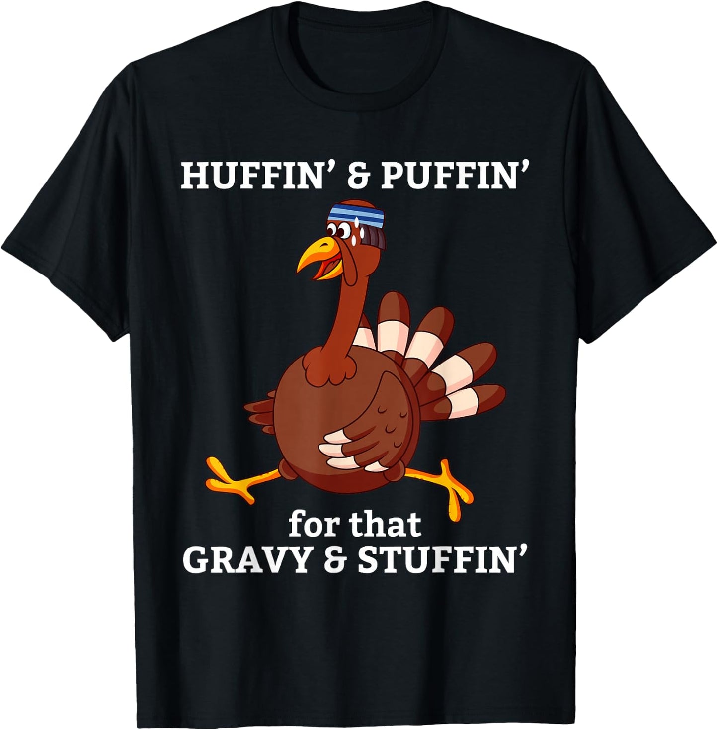 Marathon Running Turkey Trot Funny Group Team Gift Turkey T-Shirt - T-Shirt | Black