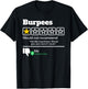 Burpees One Star Would Not Recommended T-Shirt - T-Shirt | Black