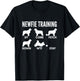 Newfie Training - Newfoundland Dog Tricks T-Shirt - T-Shirt | Black
