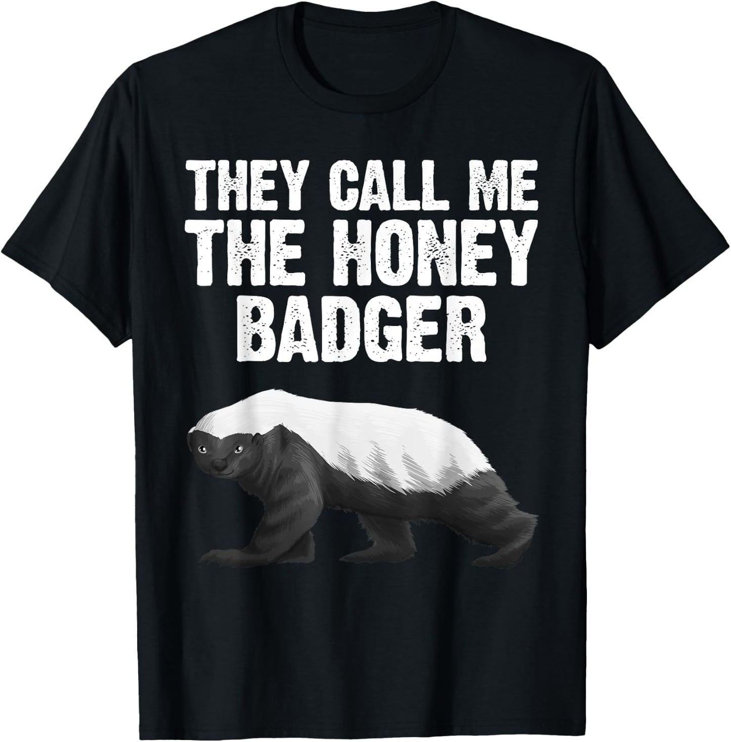 Cool Honey Badger Design Women Honey Badger Lover T-Shirt - T-Shirt | Black