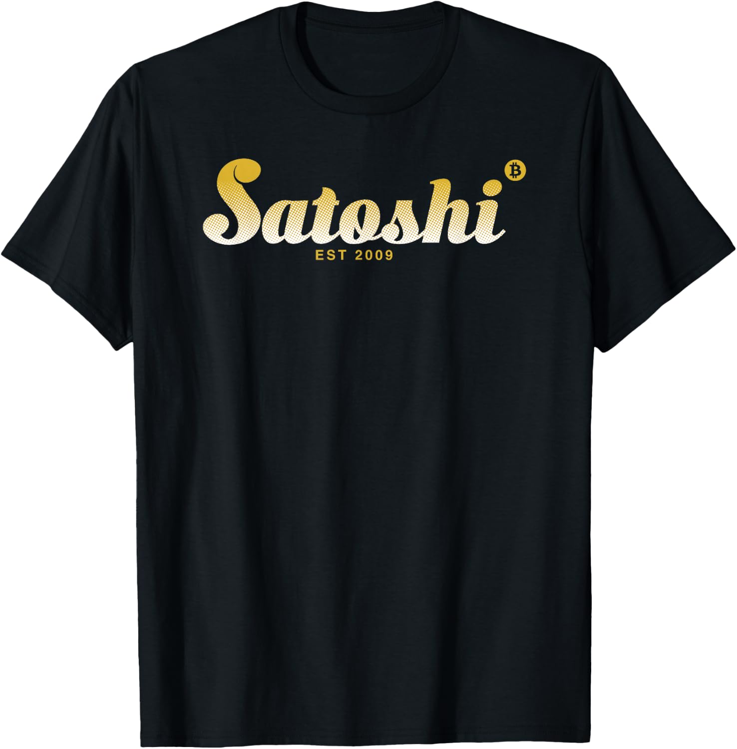 Satoshi Est 2009 Bitcoin Creator Blockchain Currency T-Shirt - T-Shirt | Black
