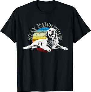 Golden Retriever Dog Women Kids T-Shirt - T-Shirt | Black