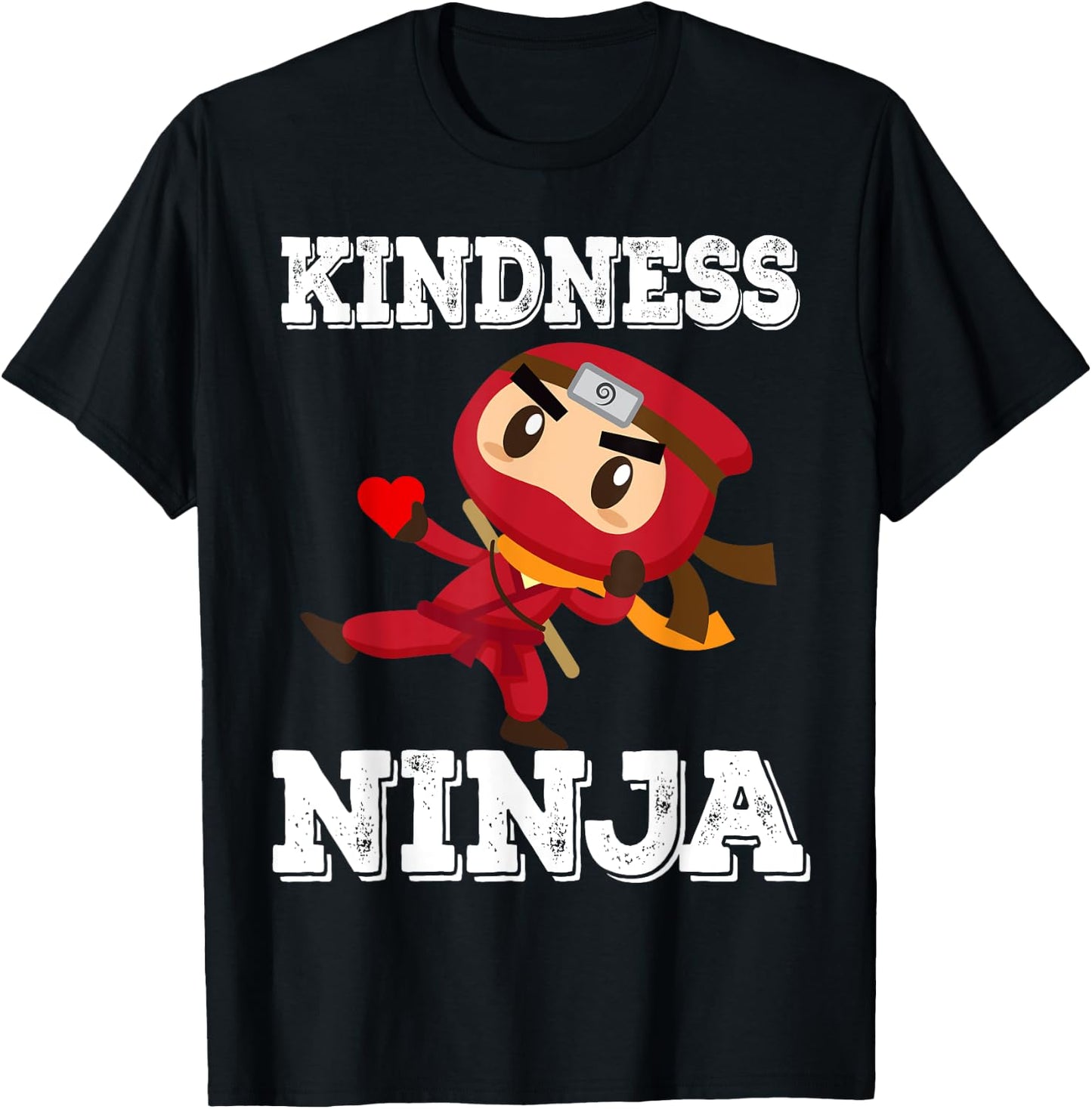Anti Bullying Kindness Ninja School Teacher Student T-Shirt - T-Shirt | Black