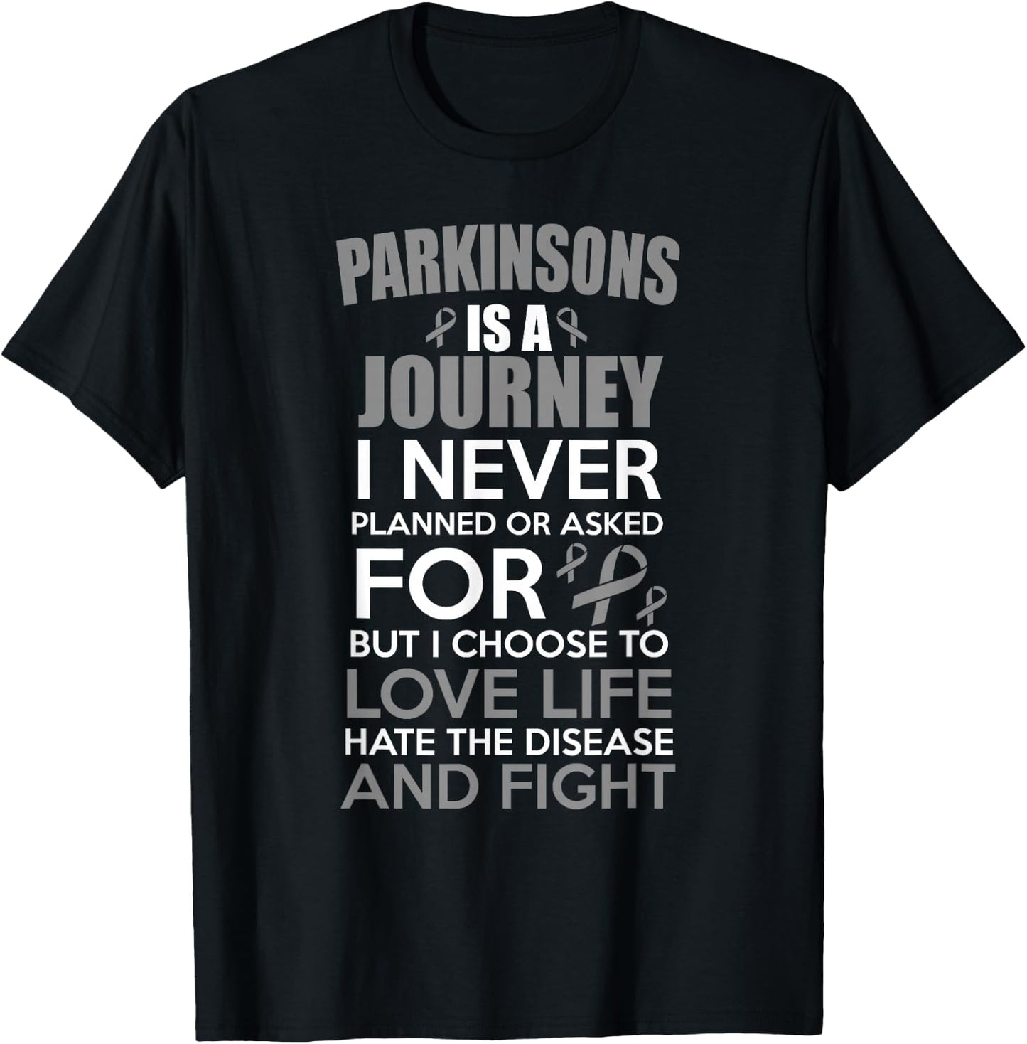 Support Parkinsons Awareness T-Shirt - T-Shirt | Black