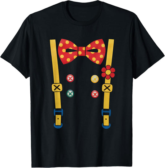 Rodeo Clown Halloween Costume Cosplay Funny Circus Clown T-Shirt - T-Shirt | Black