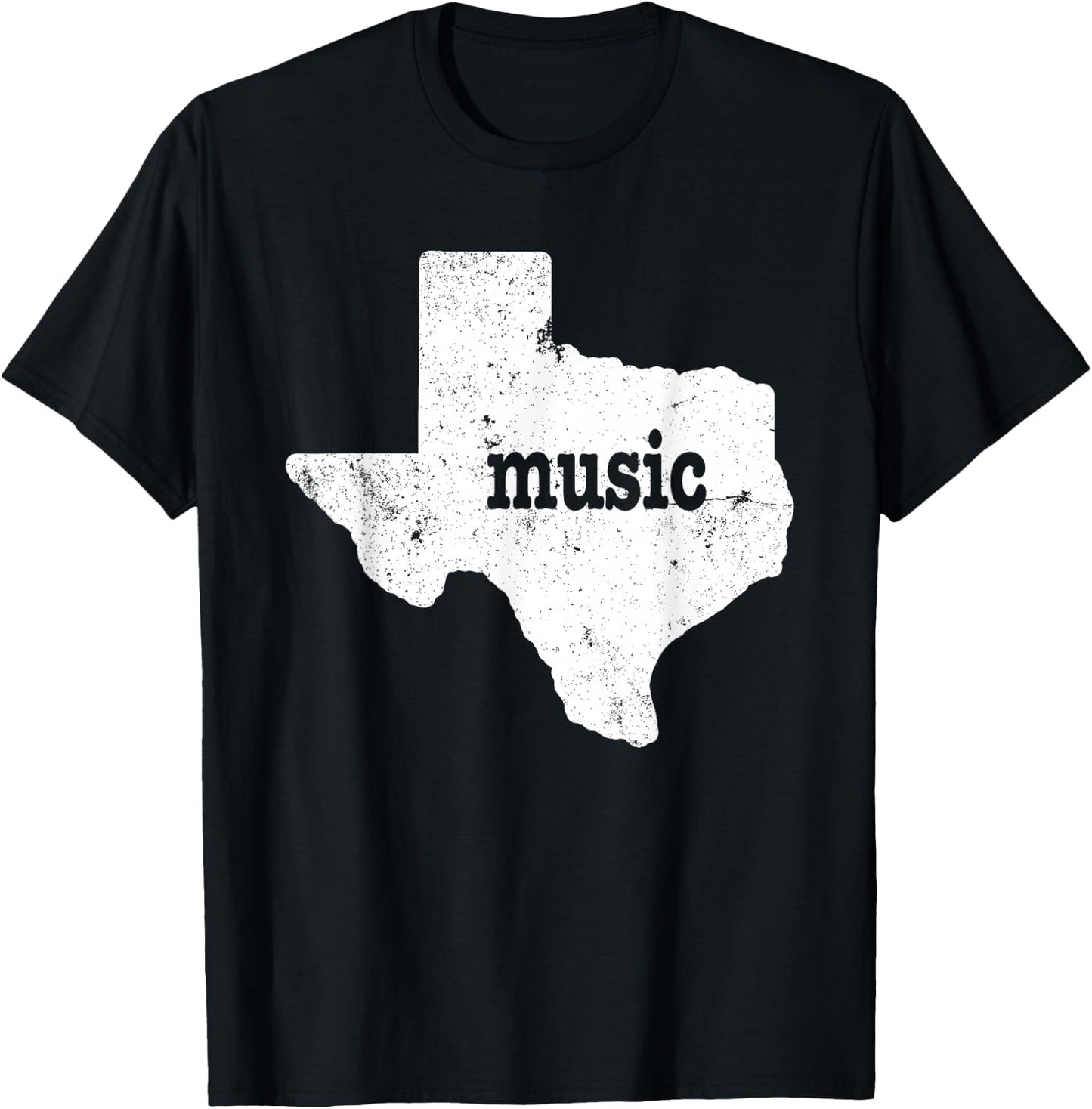 Texas Music Austin Texas Music Texas Country Music Shirt T-Shirt - T-Shirt | Black