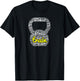 Train | Kettlebell Workout Word Cloud T-Shirt - T-Shirt | Black