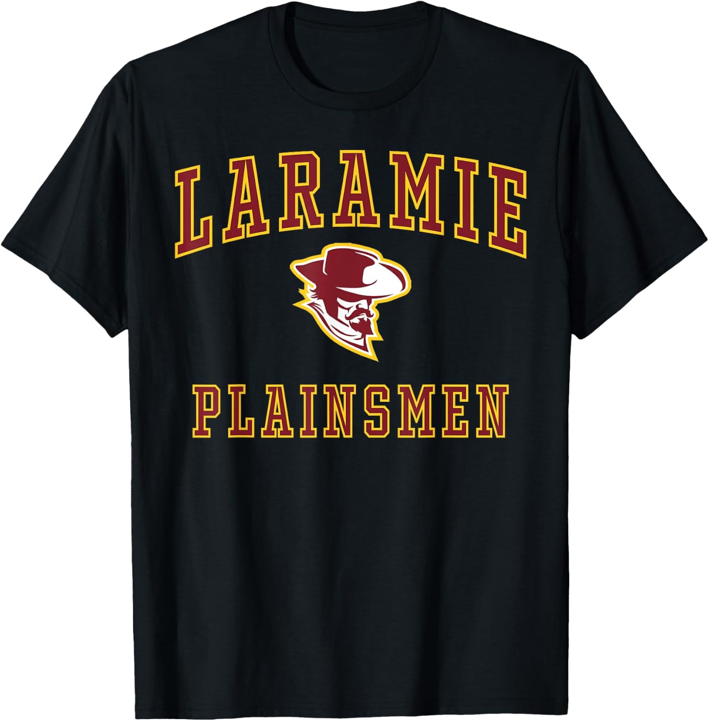 Laramie High School Plainsmen C1 T-Shirt - T-Shirt | Black