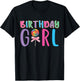 Lollipop Candy Theme Birthday Party Bday Girl Coquette Bow T-Shirt - T-Shirt | Black