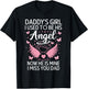 Daddy's Girl I Used to be His Angel Now He Is Mine T-Shirt - T-Shirt | Black