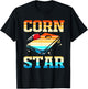 Corn Star Cornhole T-Shirt - T-Shirt | Black