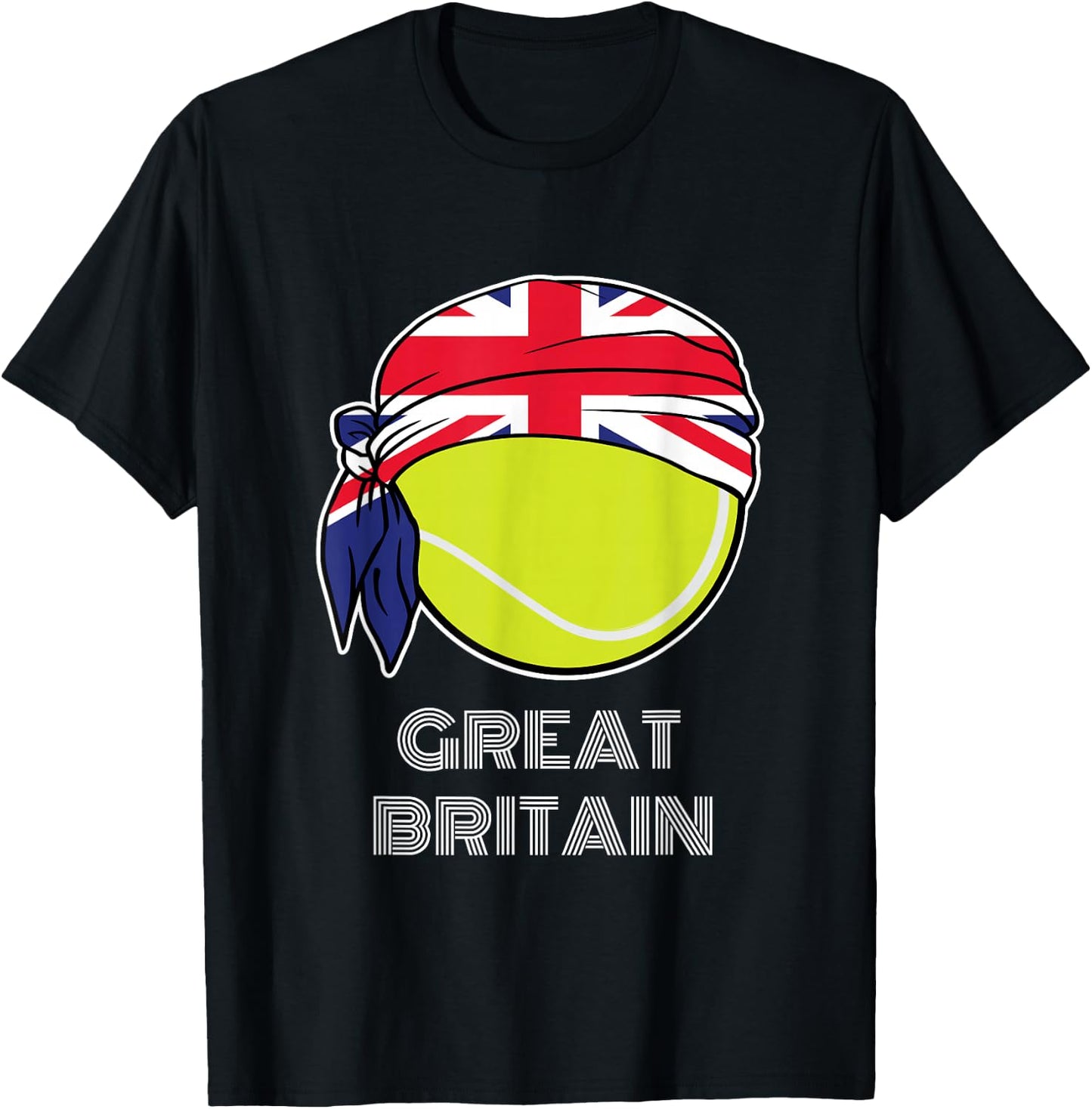 Great Britain Tennis | British Players, Fans or Coach T-Shirt - T-Shirt | Black