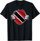Trinidad and Tobago Clothing Trini Flag Roots Trinidadian T-Shirt - T-Shirt | Black