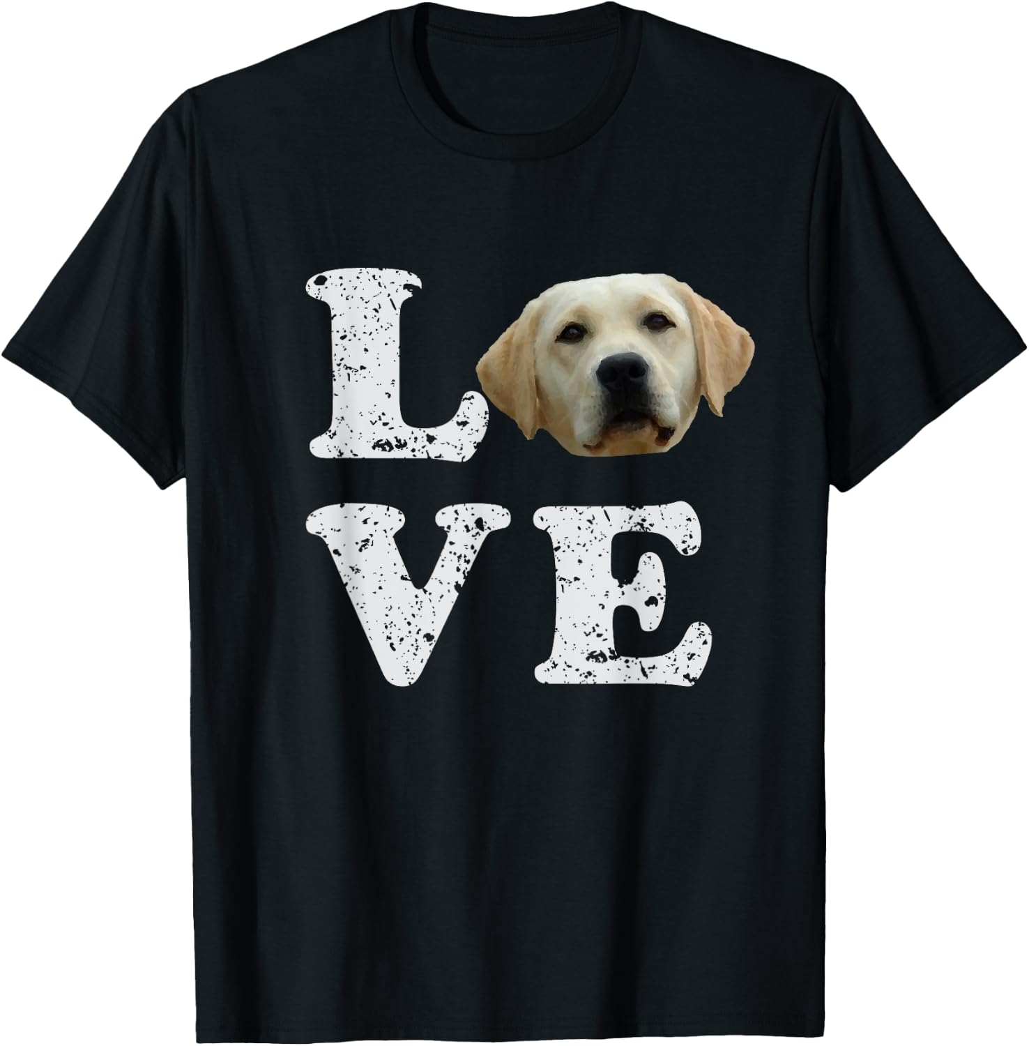 I Love My Yellow Lab | Labrador Retriever Dog T-Shirt - T-Shirt | Black