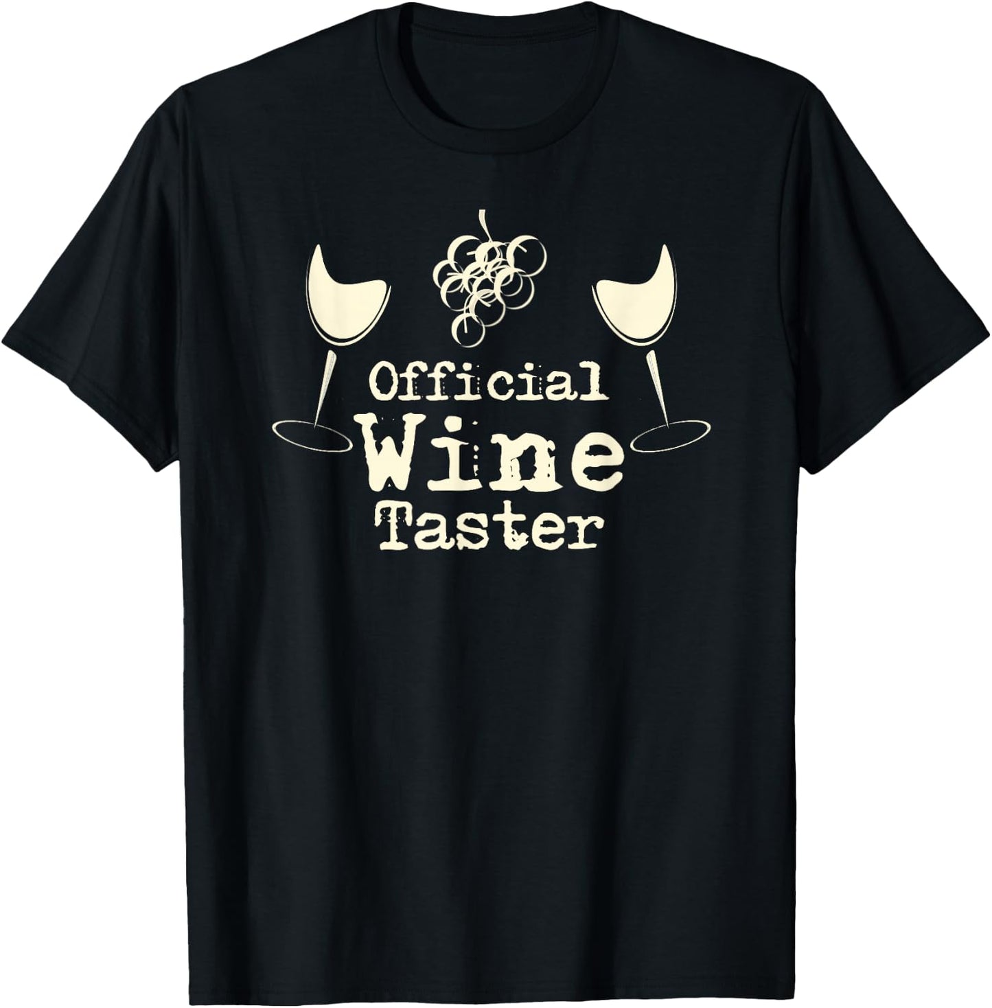 Official Wine Taster | Funny Halloween Costume Party T-Shirt - T-Shirt | Black