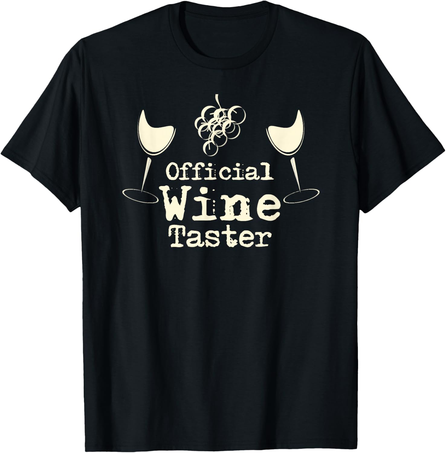 Official Wine Taster | Funny Halloween Costume Party T-Shirt - T-Shirt | Black