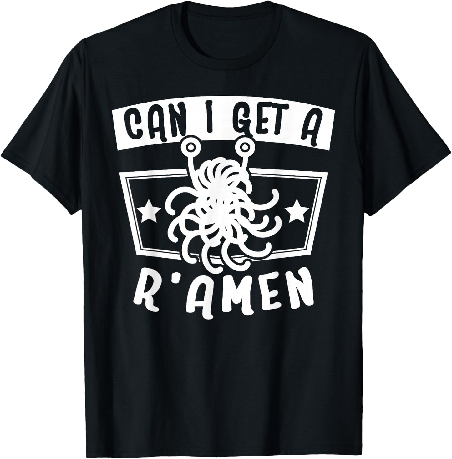 Flying Spaghetti Monster FSM Atheist Shirt T-Shirt - T-Shirt | Black