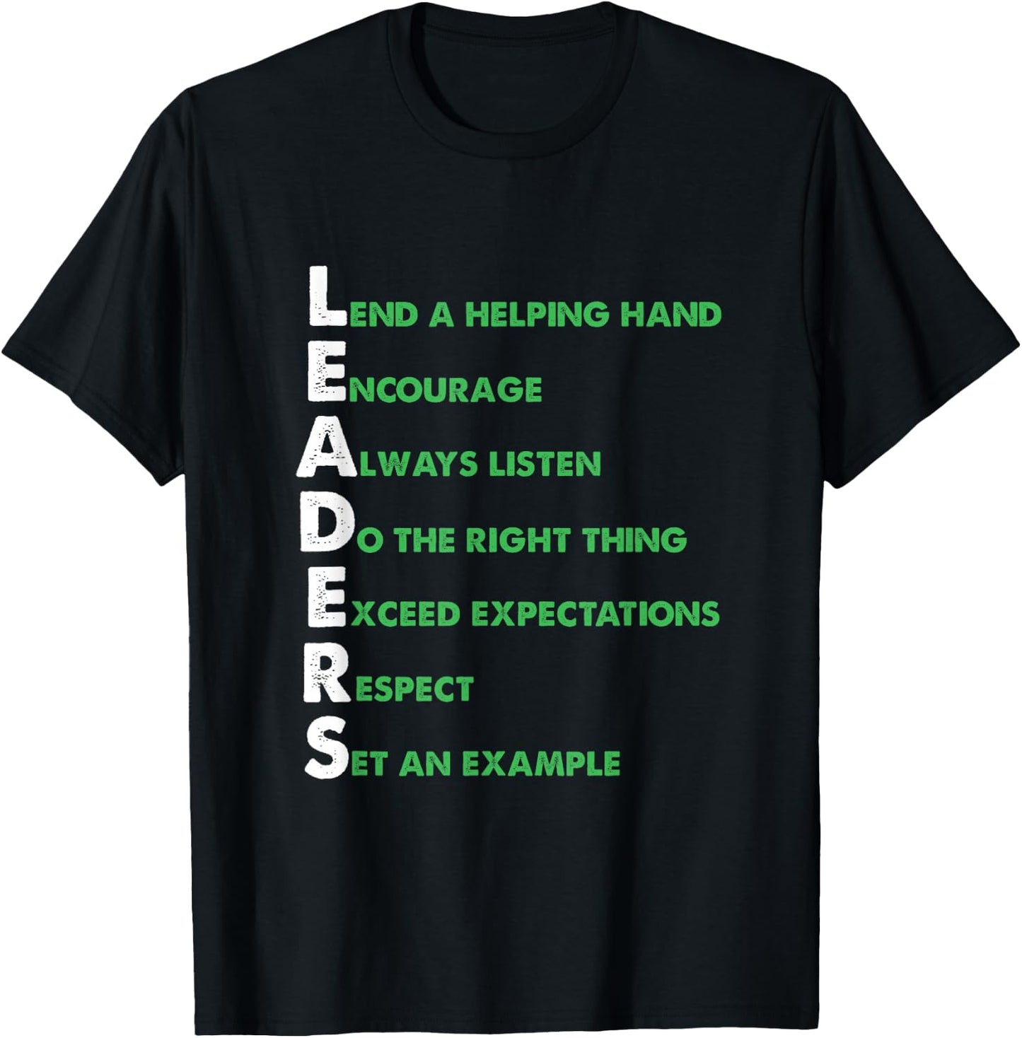 Boss Team Lead Manager Leadership Group Leaders Meaning T-Shirt - T-Shirt | Black