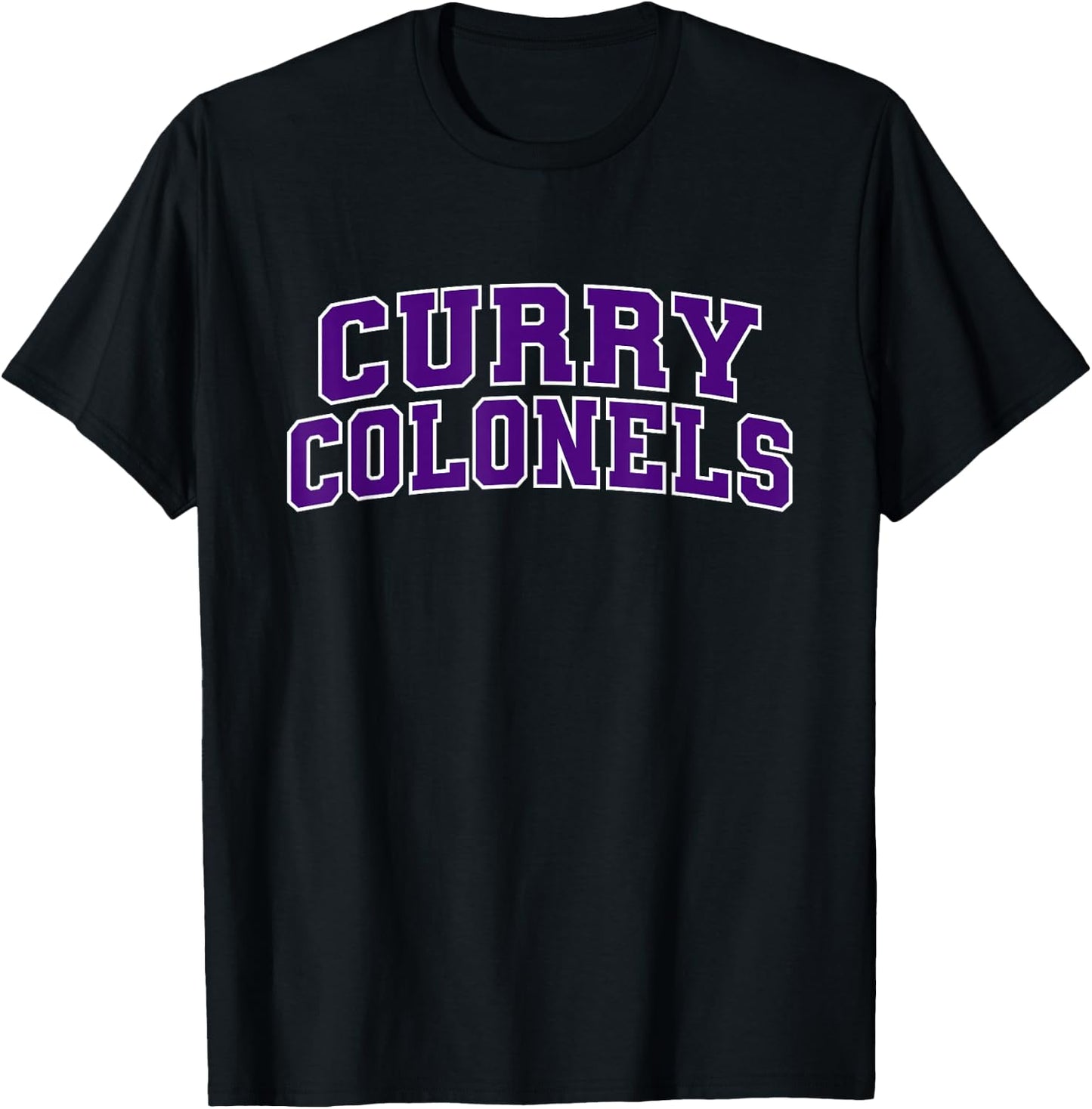 Curry College Colonels Apparel Sports Fan T-Shirt - T-Shirt | Black