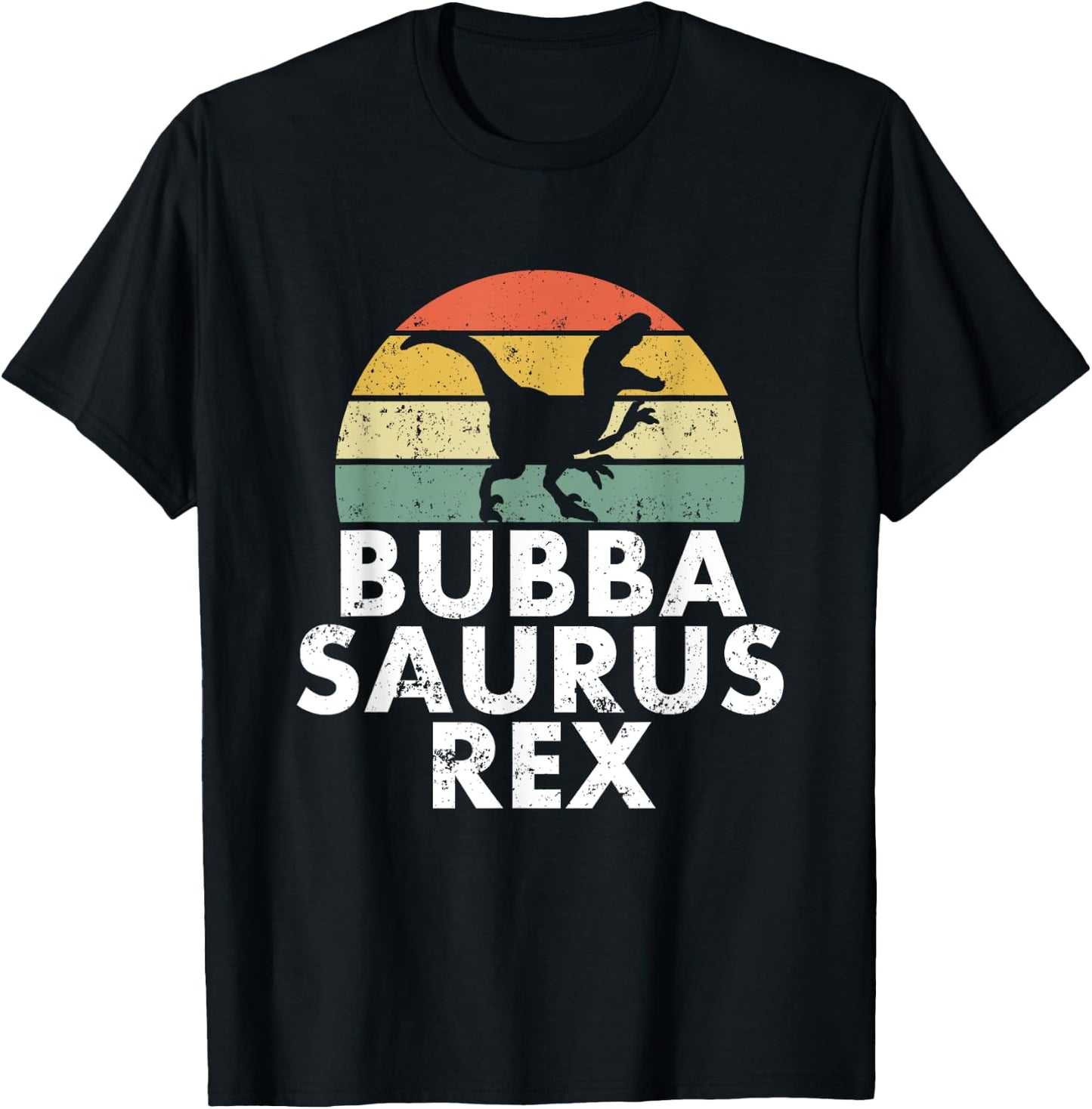 Bubbasaurus Rex Funny Bubba Dinosaur T T-Shirt - T-Shirt | Black