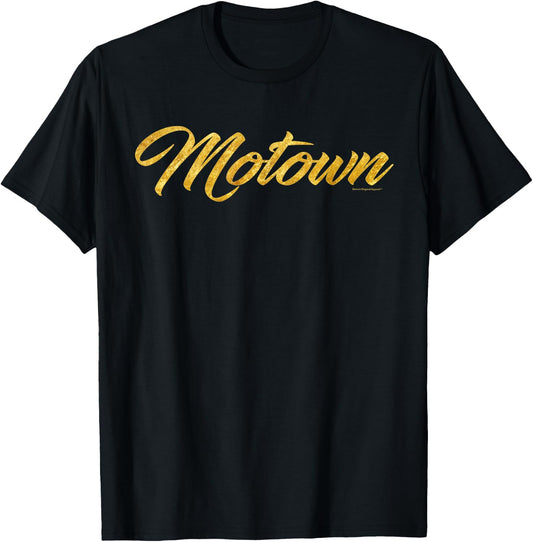 Motown Shirt, Detroit Michigan Motor City Music T-Shirt - T-Shirt | Black