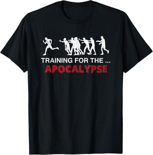 Runners Zombie Marathon Halloween -Adults Black Short Sleeve Zombie-Themed Running Small T-Shirt - T-Shirt | Black