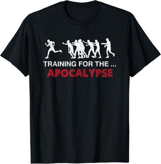 Runners Zombie Marathon Halloween -Adults Black Short Sleeve Zombie-Themed Running Small T-Shirt - T-Shirt | Black