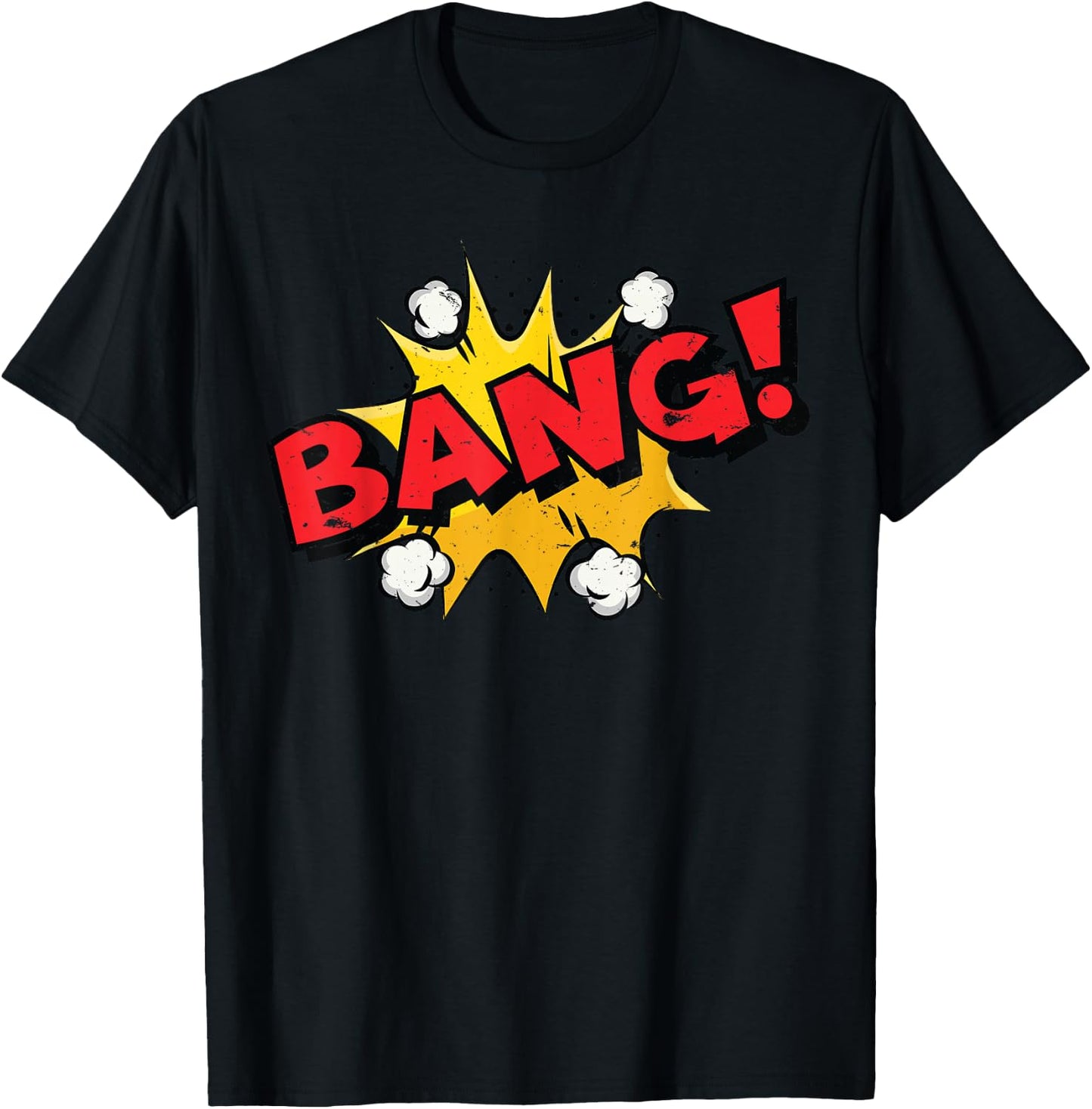 BANG ! Comic Book Cartoon Funny Pop Art - Vintage T-Shirt - T-Shirt | Black