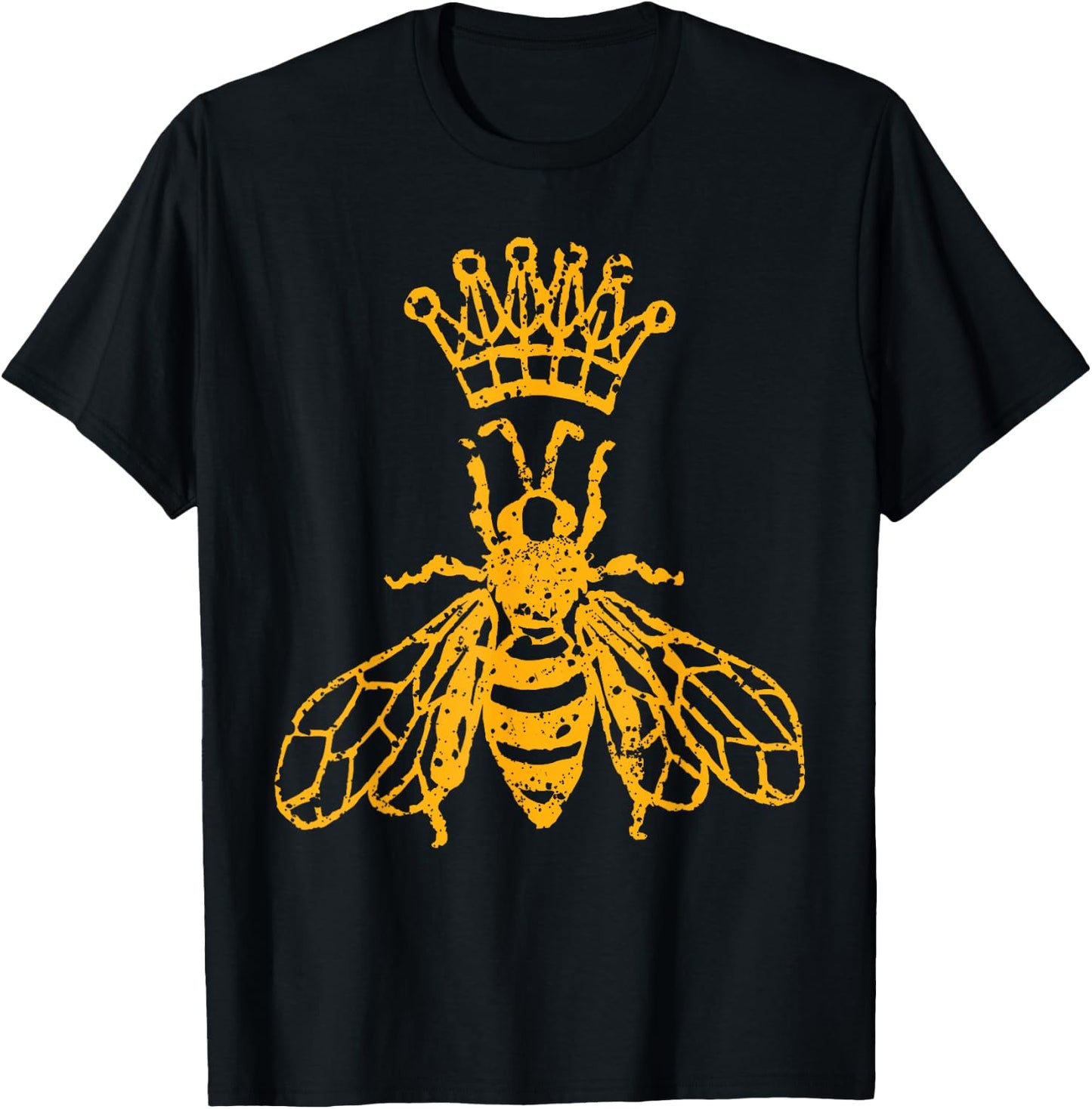 Queen Bee Beekeeping Honey Keeper Apparel Gift T-Shirt - T-Shirt | Black