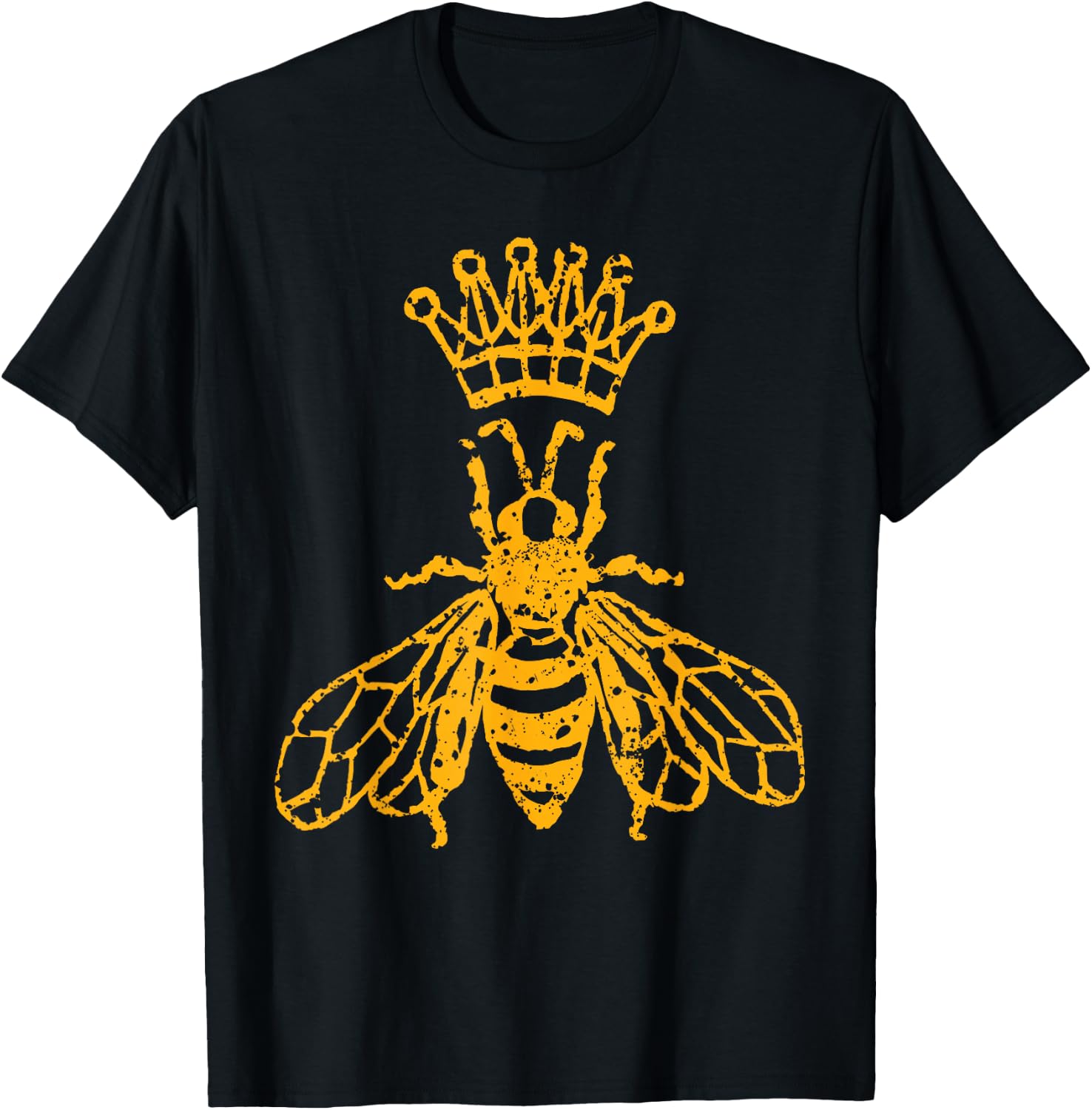 Queen Bee Beekeeping Honey Keeper Apparel Gift T-Shirt - T-Shirt | Black