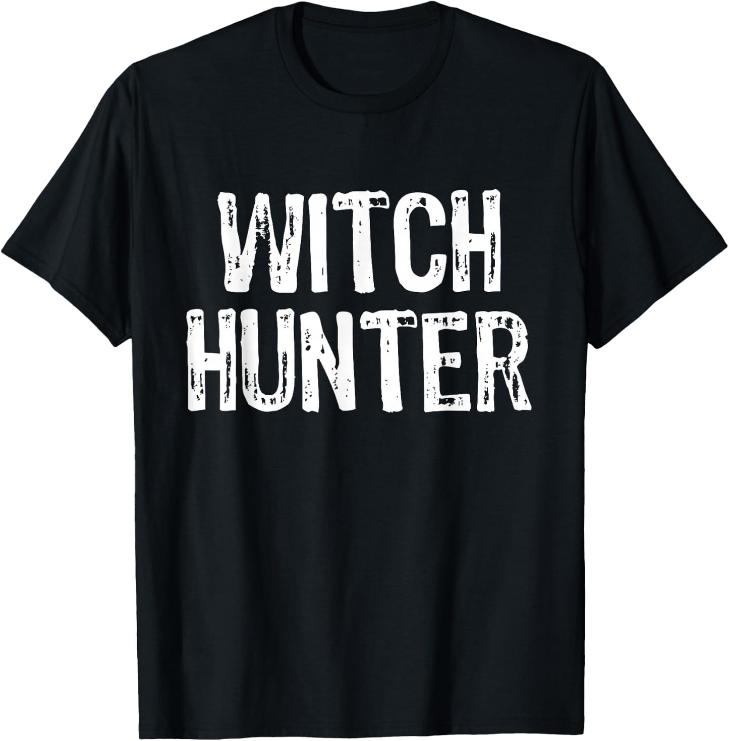 Witch Hunter Halloween Costume Lazy Easy T-Shirt - T-Shirt | Black