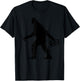 Funny Bigfoot Beer Design: Drinking With Sasquatch T-Shirt - T-Shirt | Black