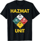 Hazmat Unit Suit Costume Cosplay Halloween Kids Birthday T-Shirt - T-Shirt | Black