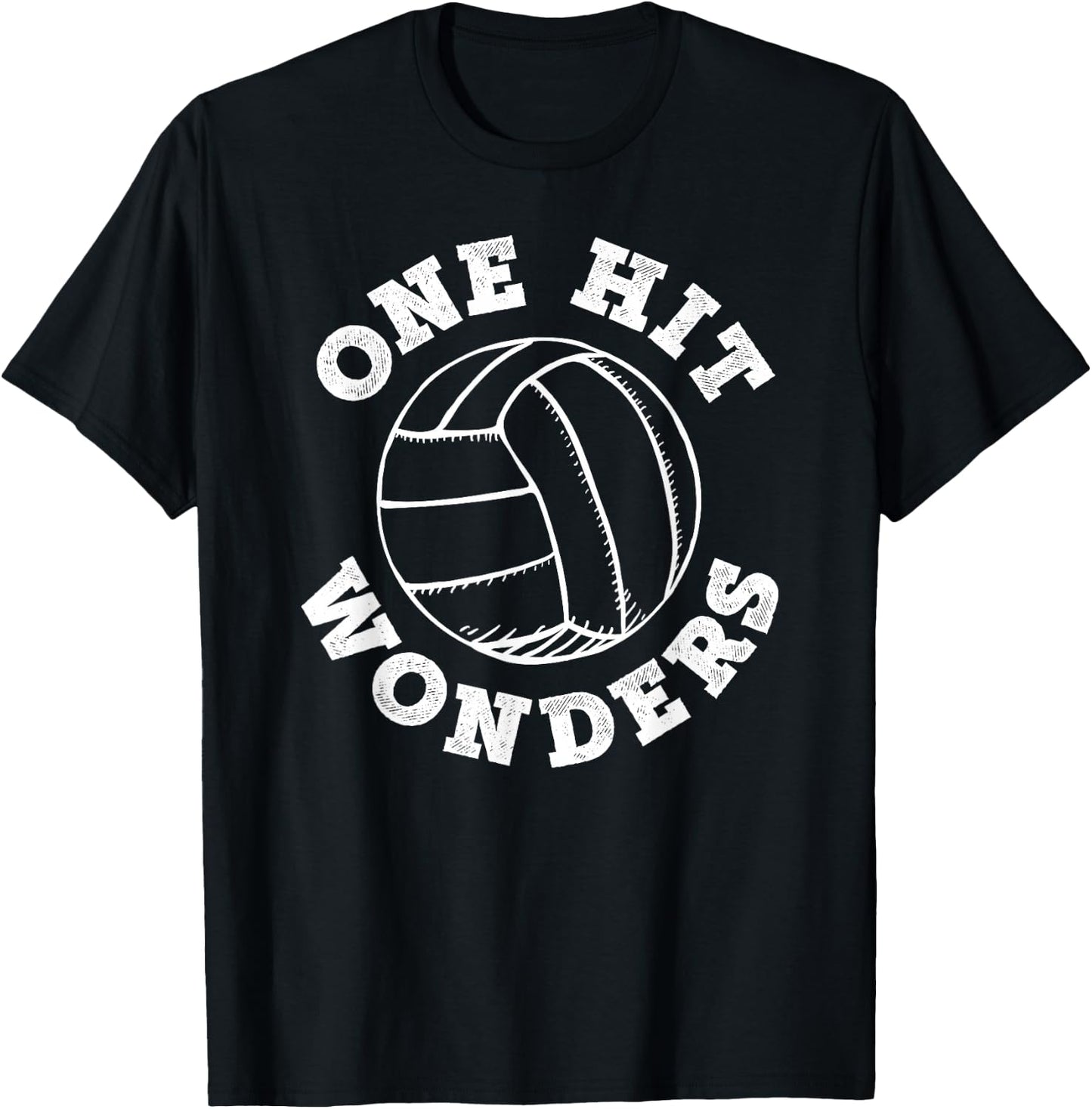 One Hit Wonders Volleyball Team Shirt T-Shirt - T-Shirt | Black