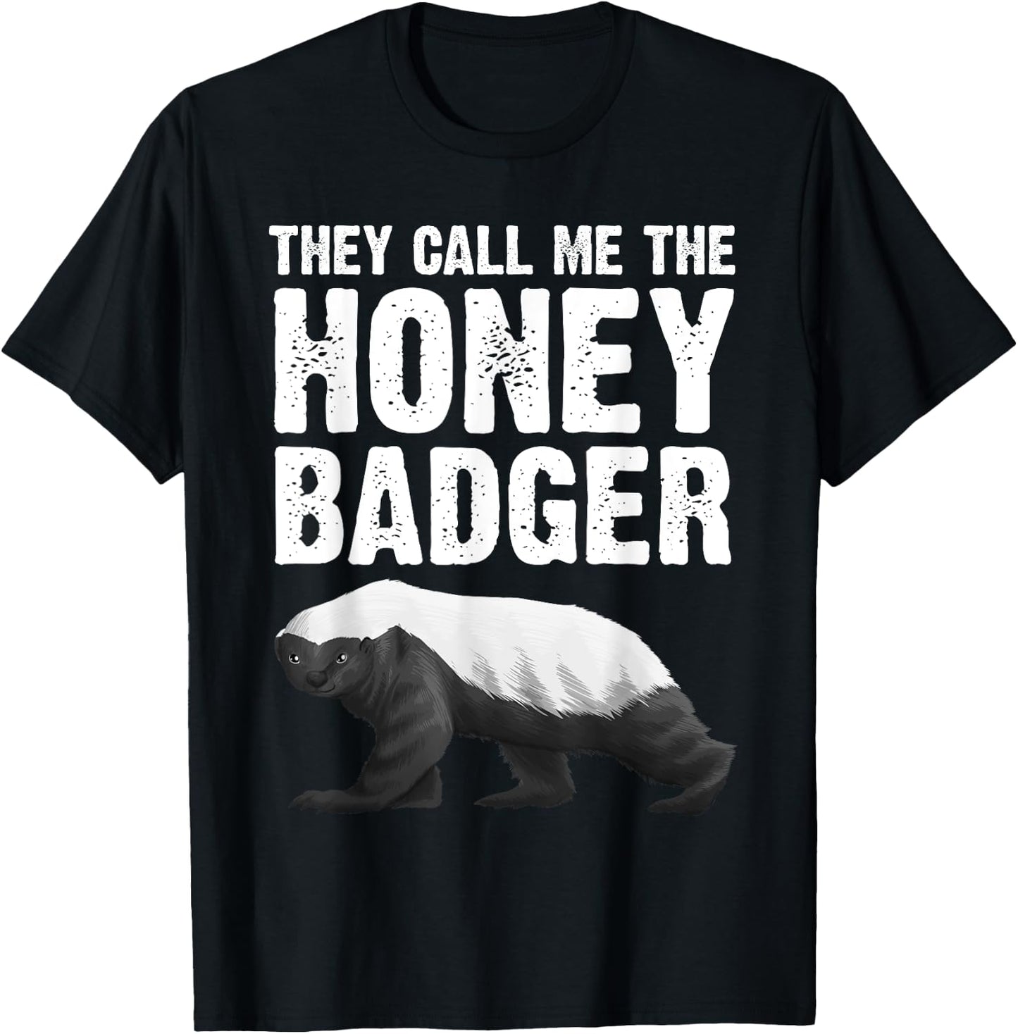 Cool Honey Badger Design Women Honey Badger Lover T-Shirt - T-Shirt | Black