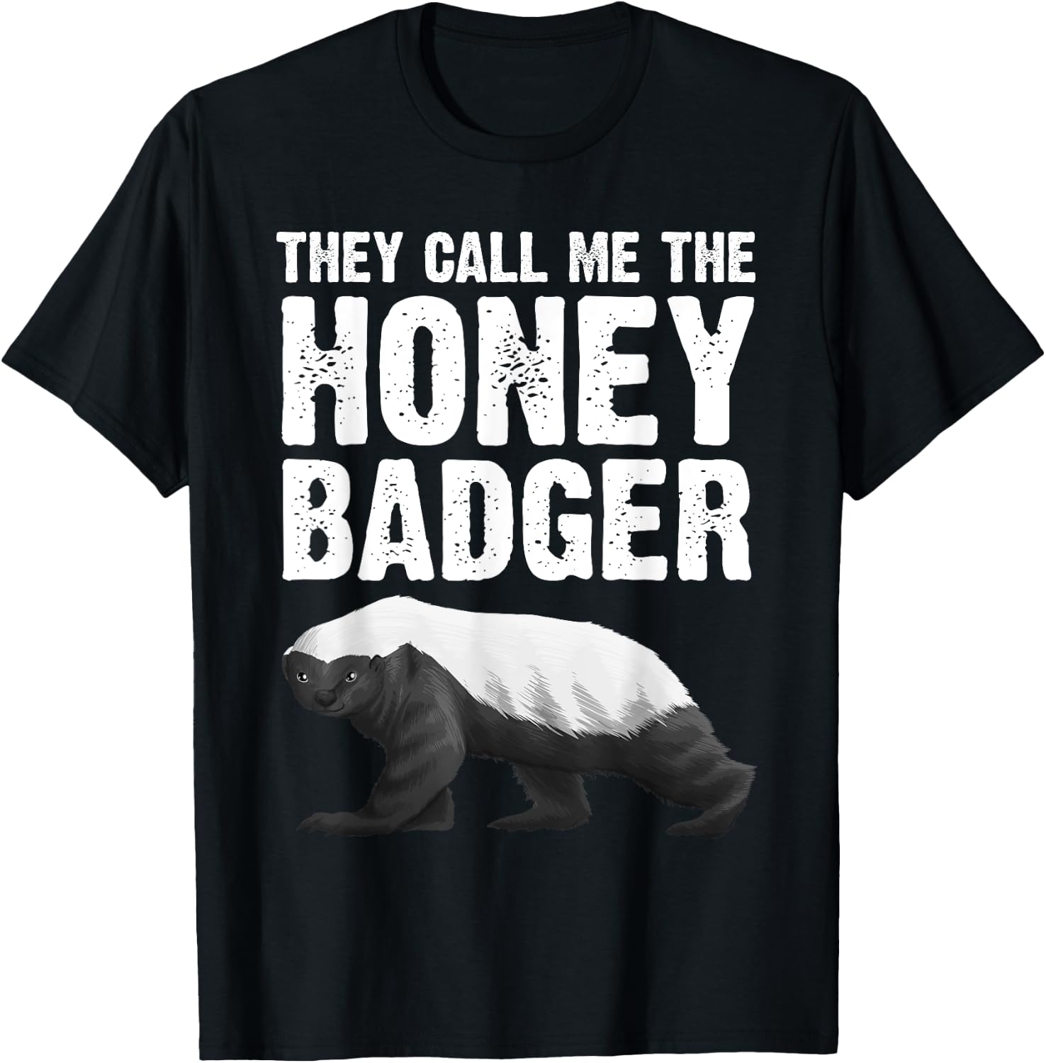 Cool Honey Badger Design Women Honey Badger Lover T-Shirt - T-Shirt | Black
