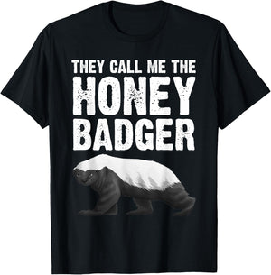 Cool Honey Badger Design Women Honey Badger Lover T-Shirt - T-Shirt | Black