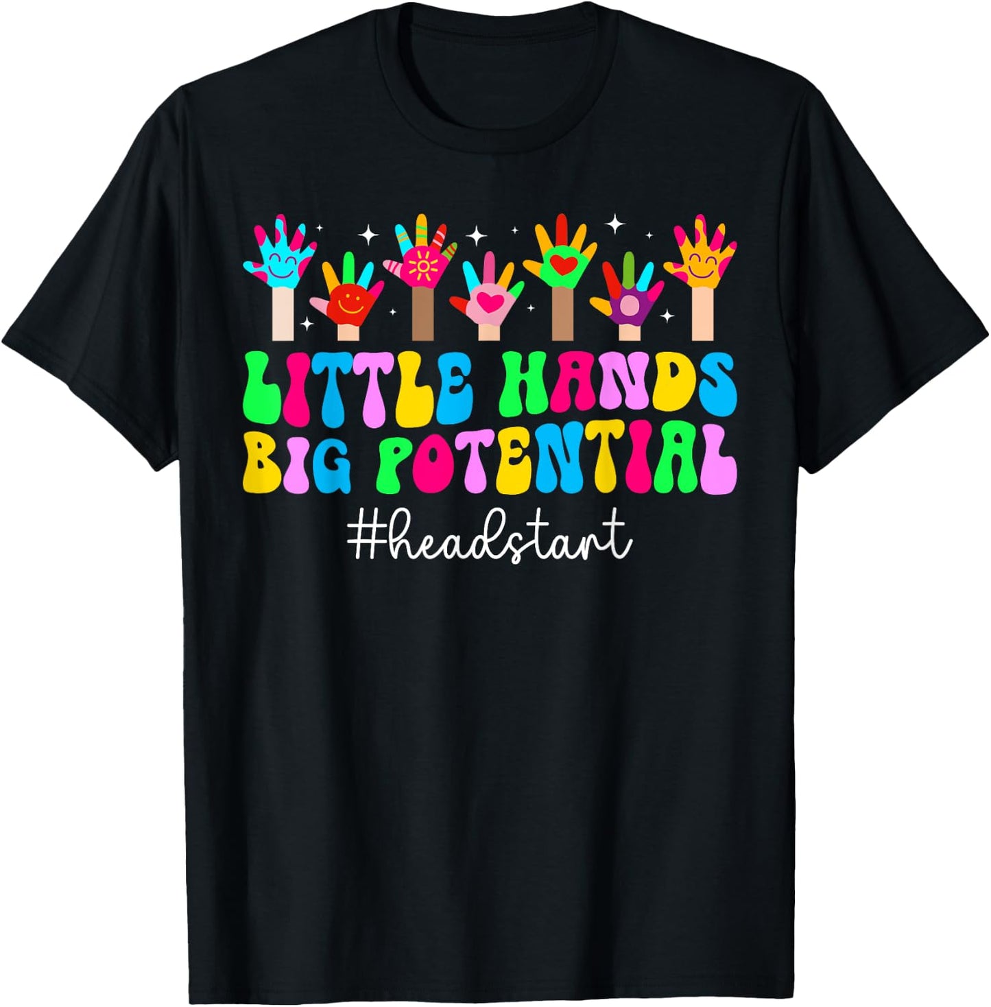 Early Head Start Student First Day Of Head Start Teacher T-Shirt - T-Shirt | Black