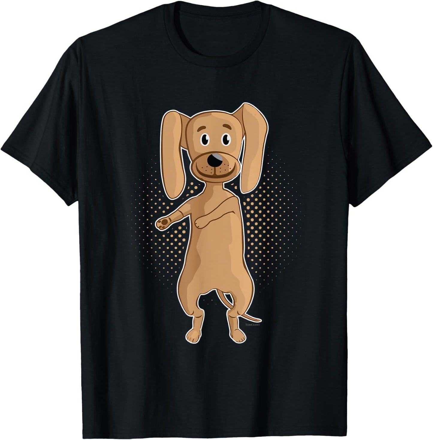 Cute Floss Dance Dogs Puppy Men Women Youth T Shirt T-Shirt - T-Shirt | Black