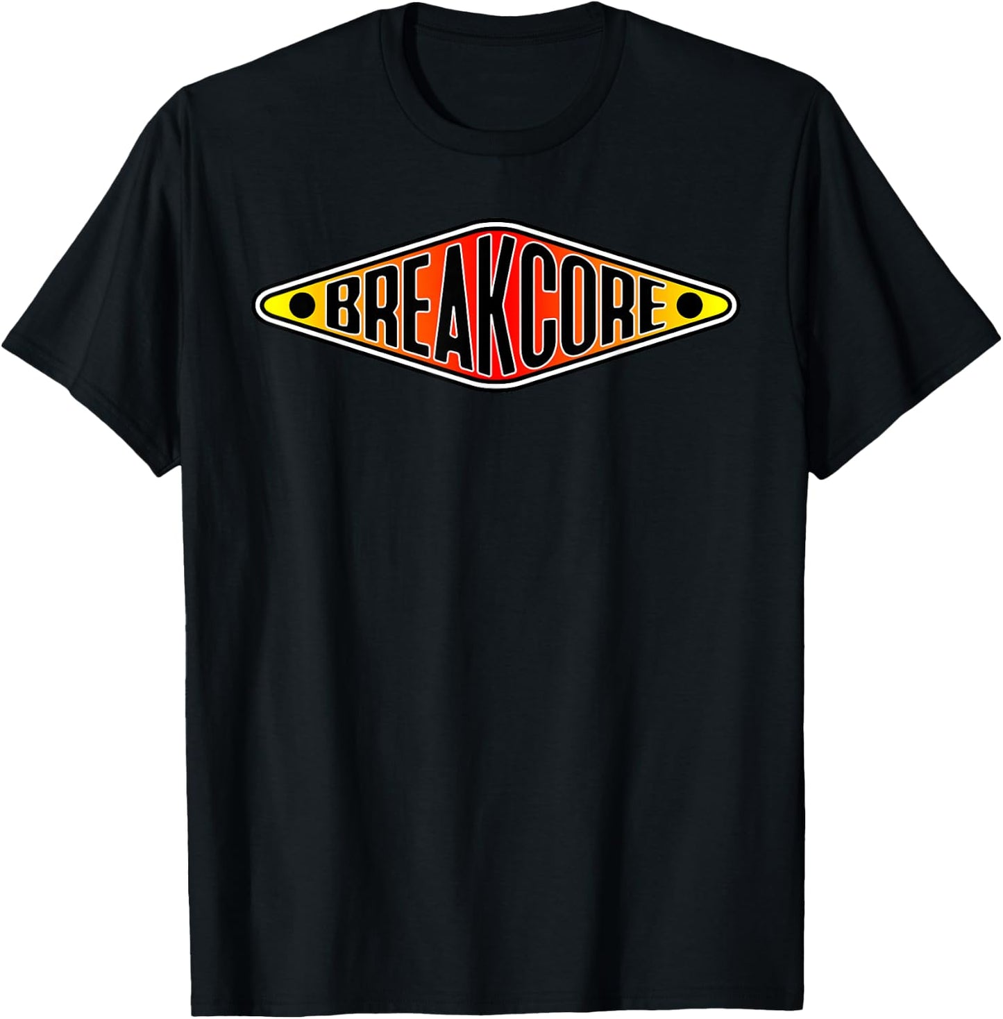 Breakcore Shirt - Hardcore Techno Rave Vibes T-Shirt - T-Shirt | Black