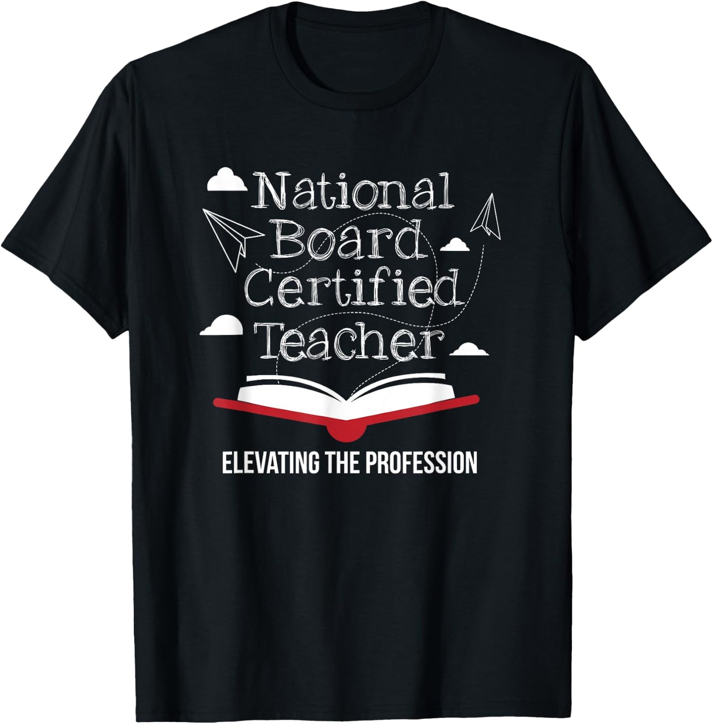 National Board Certified Teacher Open Book Airplane Women T-Shirt - T-Shirt | Black