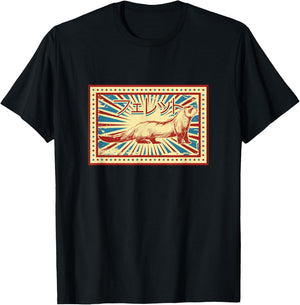 Vintage Ferret Owner Japanese Character T-Shirt - T-Shirt | Black