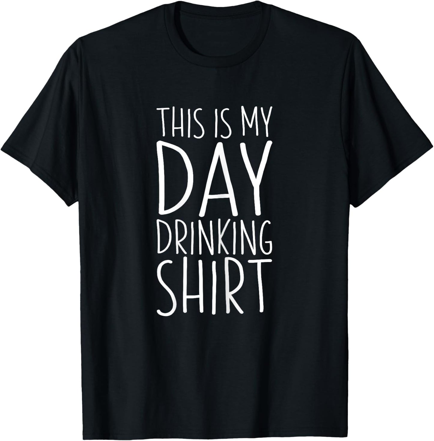 This Is My Day Drinking Shirt Funny Women Drinking T-Shirt - T-Shirt | Black