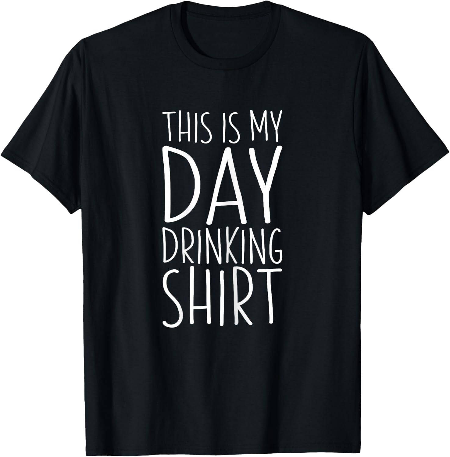 This Is My Day Drinking Shirt Funny Women Drinking T-Shirt - T-Shirt | Black