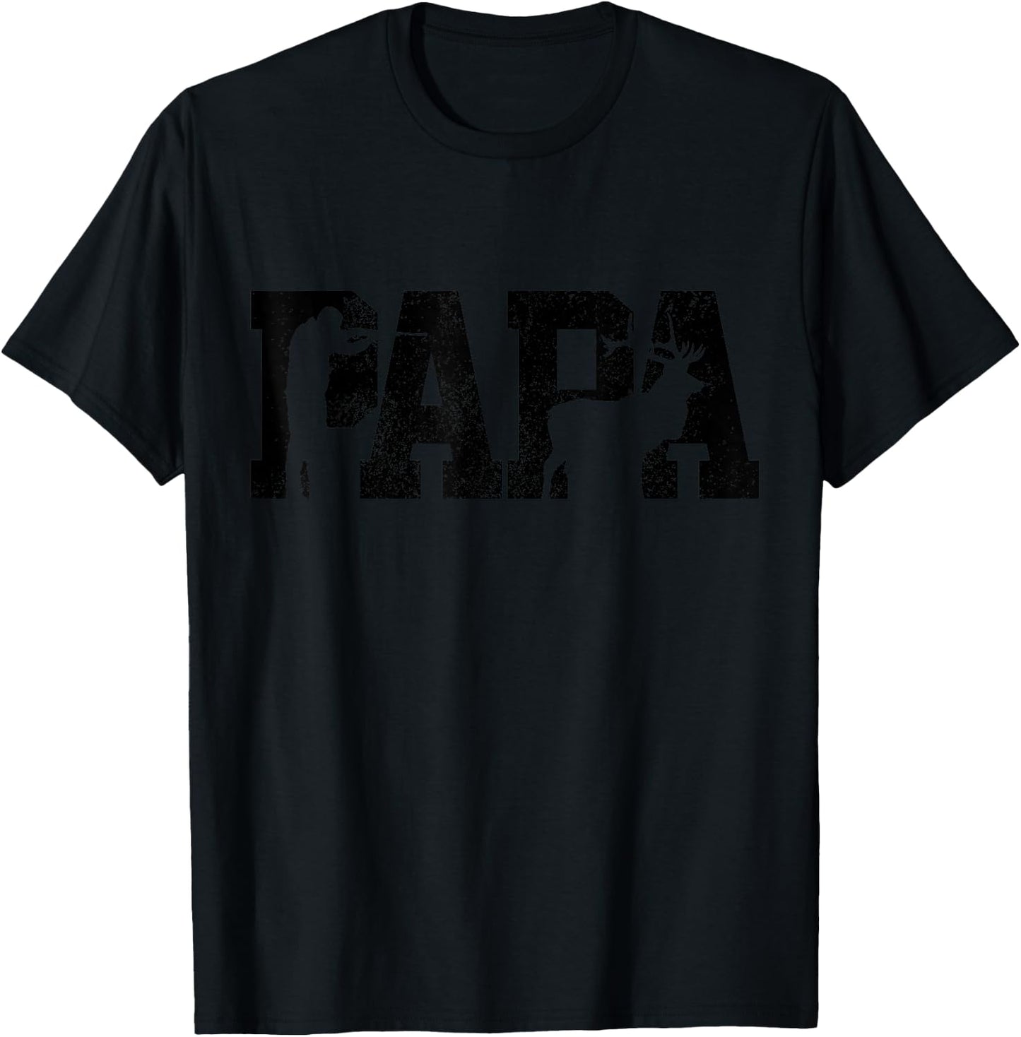Hunter Dad Deer Father Father's Day Hunting Wild Hunting T-Shirt - T-Shirt | Black
